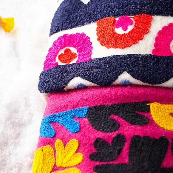 NWT Anthropologie Embroidered Christmas Stocking - Picture 2 of 4